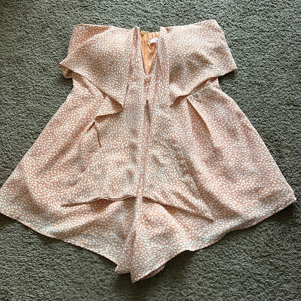 Pink Lily Romper